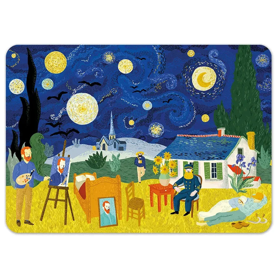 Van Gogh - Set de table dorure Cartes d'Art